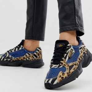 adidas falcon w leopard